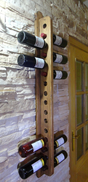 Estantería Vino Pared, botellero pared vertical, botellero